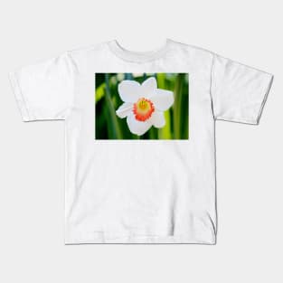 White Daffodil Kids T-Shirt